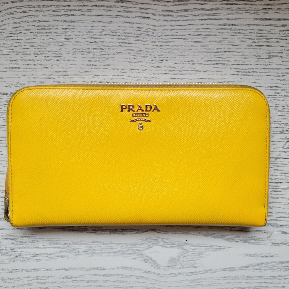 Prada Saffiano Long Wallet